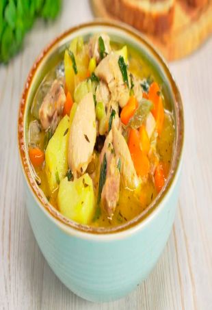 Уютный домашний шедевр: тушеная курица с картофелем и сочными овощами