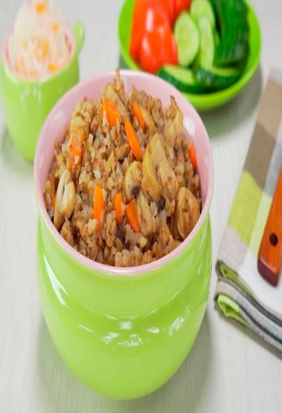 Идеальный баланс пользы и вкуса: рассыпчатая гречневая каша с грибами и овощами