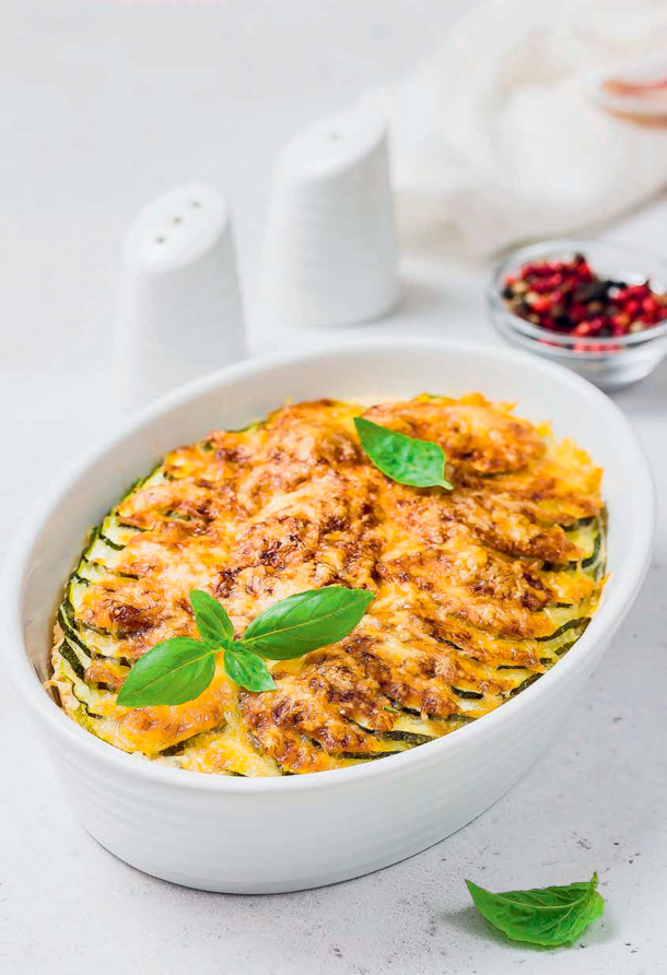 Запеканка из мяса птицы с овощами