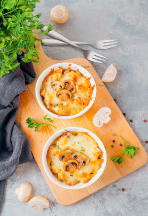 Жульен с курицей